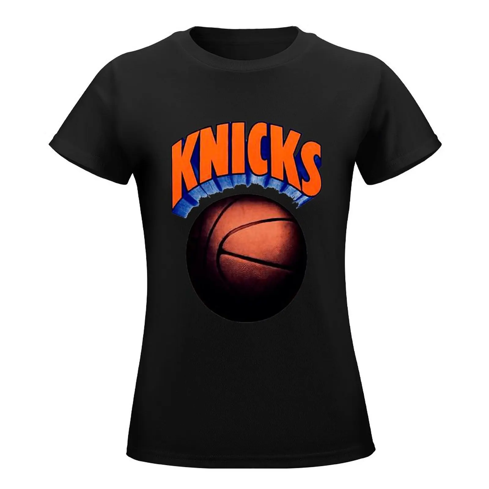 knicks vintage T-Shirt Female clothing korean fashion Women's tee shirt