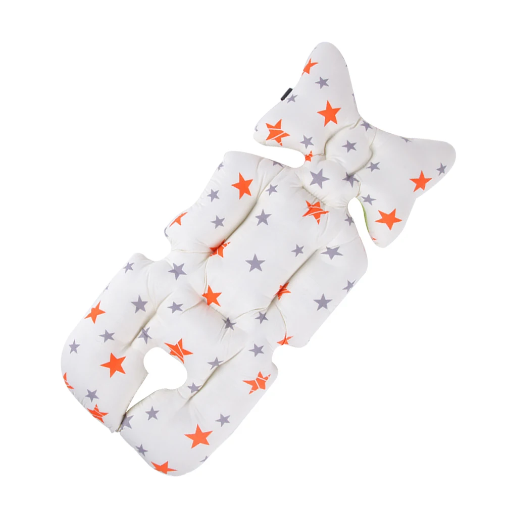 

Universal Fit 79x40cm Stroller Seat Liner Cushion Adjustable Belt Slots Cotton Pram Cover for Car Seats Four Seasons