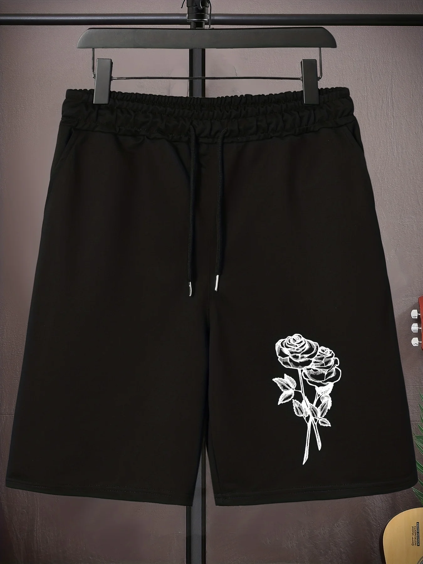 

Masculinos Com Estampa Cordão E Frente Reta Extralargos Para Primavera Verão Para Homens Grandes