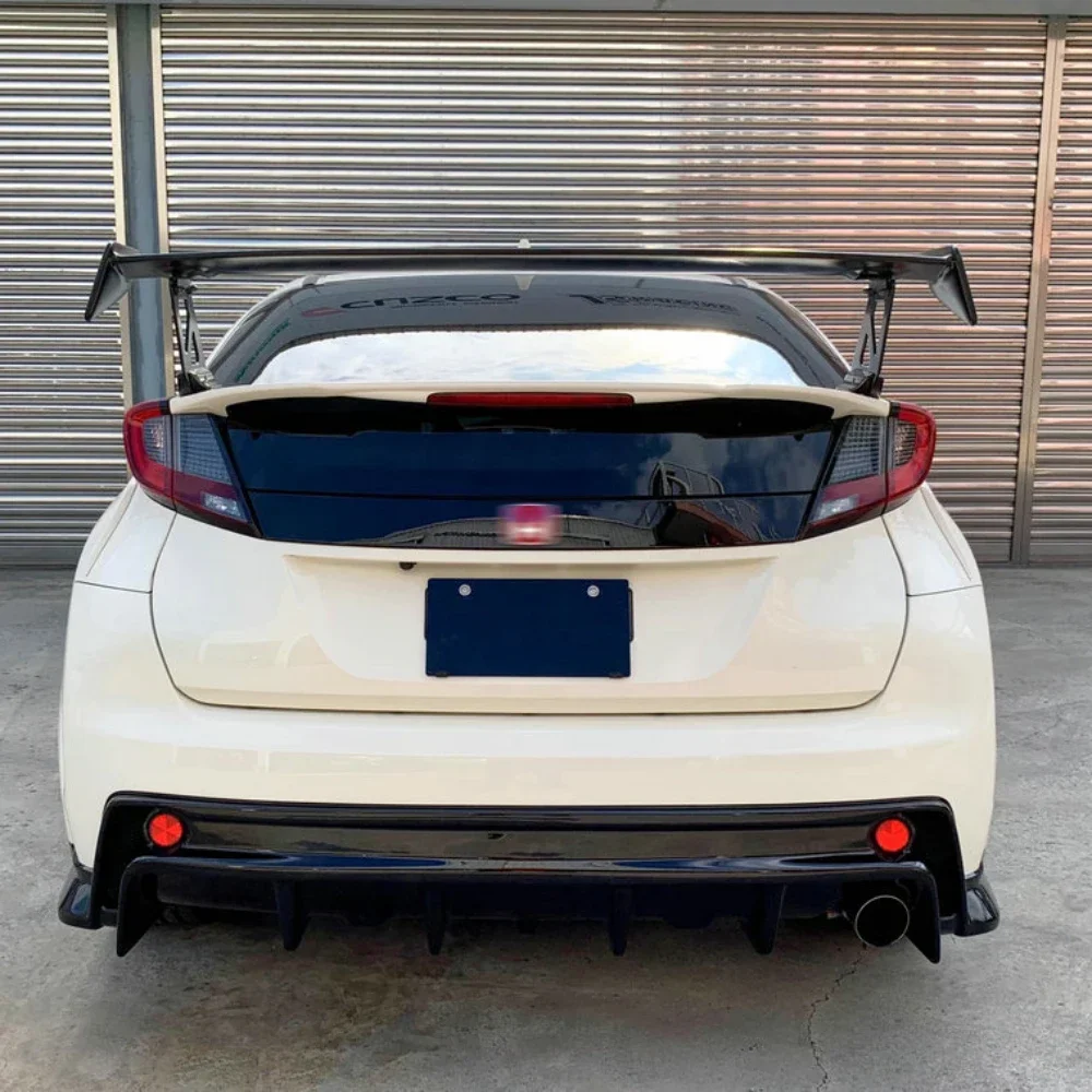 

M Type Rear Gt Spoiler (5 Door Hatch) Carbon Fiber For Honda 15-17 Civic Type R Fk2