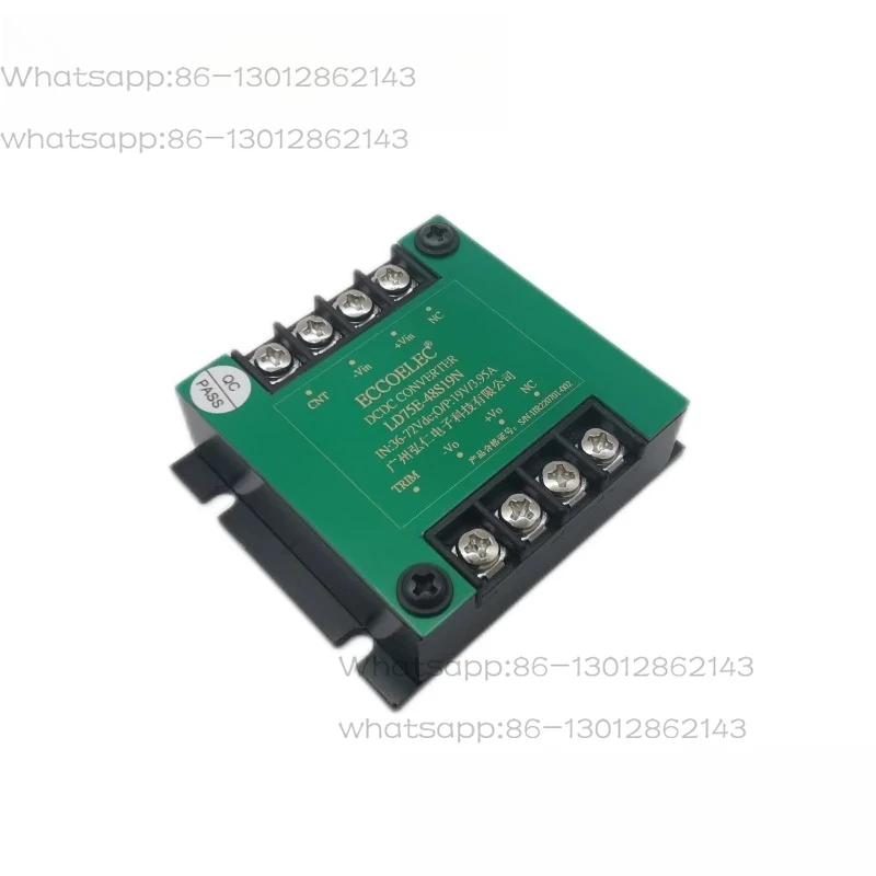 30-75W DCDC isolated regulated power supply module 12V/24V/48V/110V to single channel