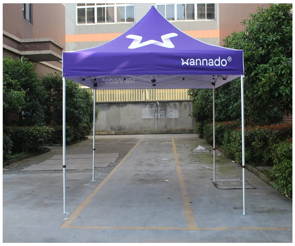 Custom Print 10x10ft Outdoor Market Tent Lightweight Foldable Sun Shelter Free Logo Printing 3x3m  Promotional Folding Canopy