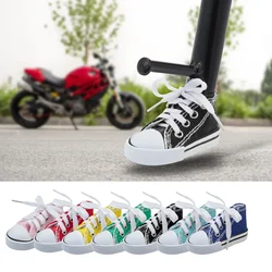 Support latéral de moto avec trépied, support de pied de mini chaussure, support de déclinaison de vélo à moteur, drôle et mignon, 1PC