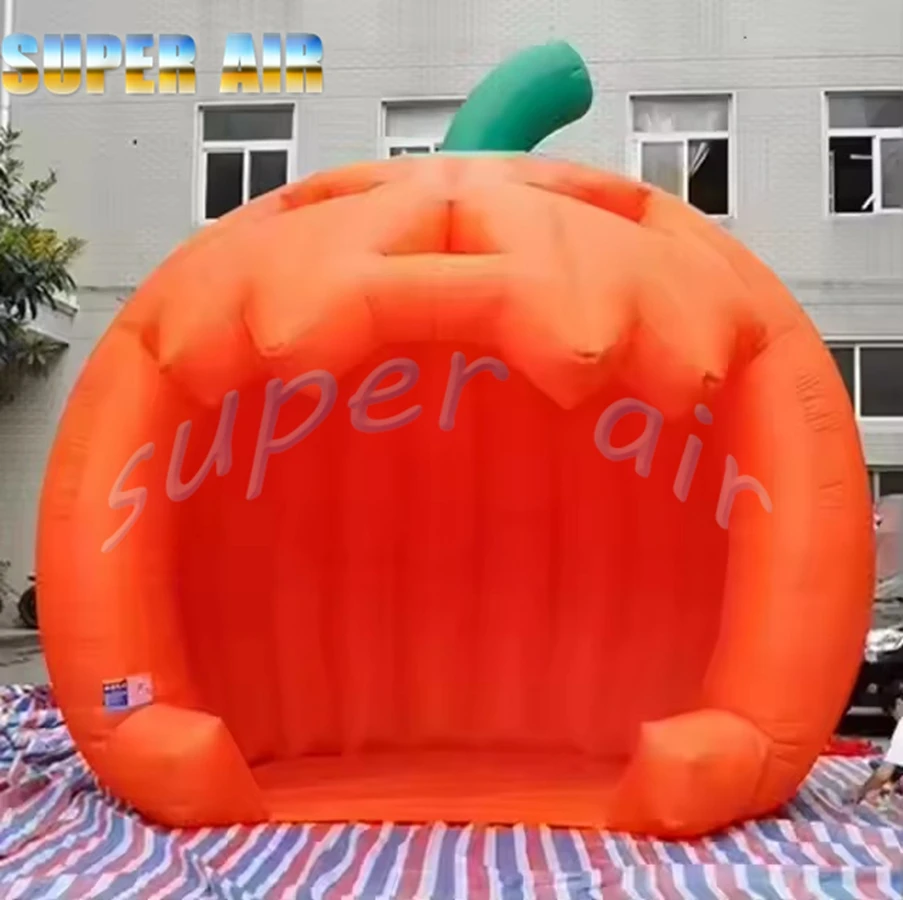 الجملة في الهواء الطلق مرحلة حفلة الهالوين منزل اليقطين نفخ عالي الجودة للعب الأطفال #4