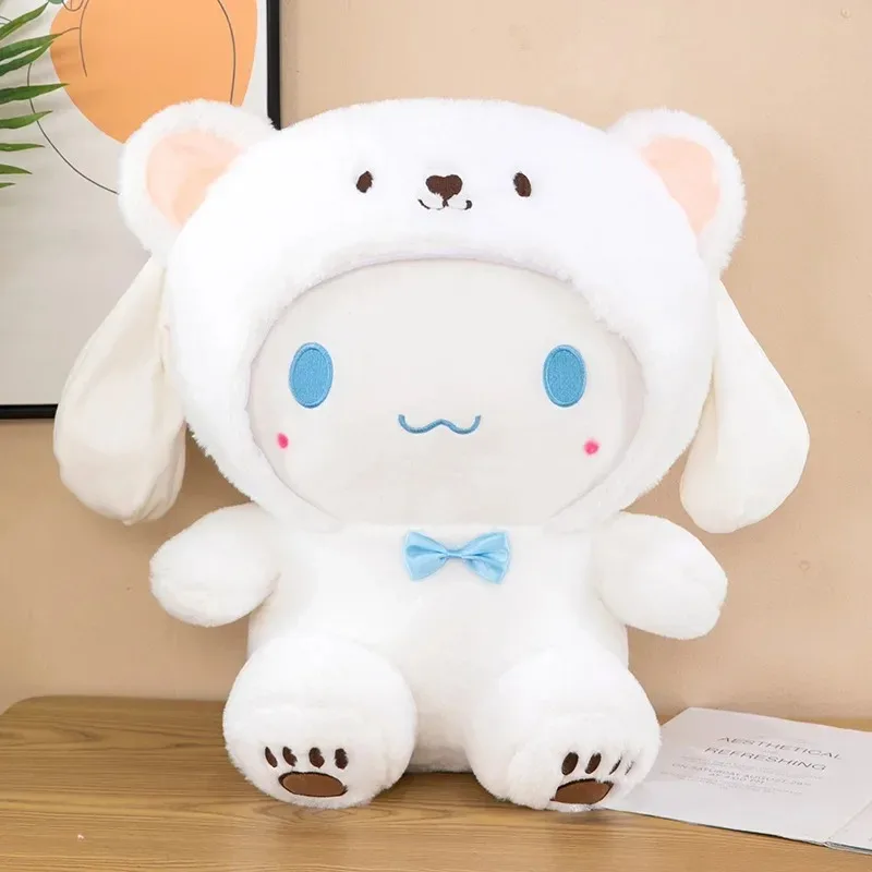 60CM Sanrio Kawaii Kuromi Cinnamoroll Pochacco Anime Plush Toys Pillow Stuffed Animal Comfort Soft Dolls Kids Birthday Gift Toy