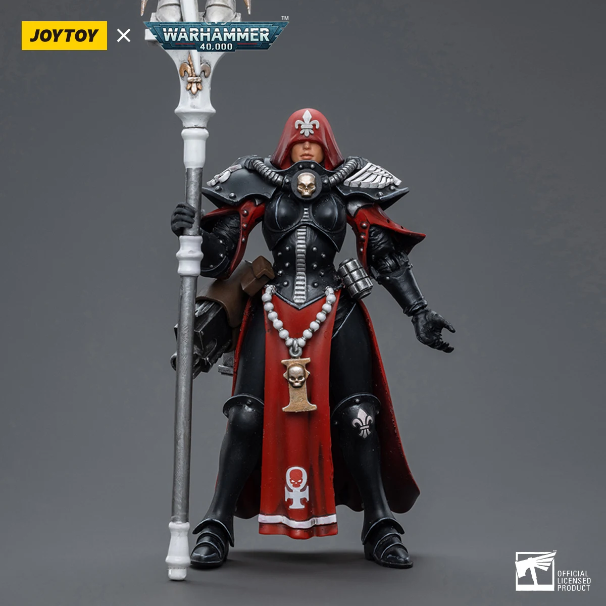 JOYTOY Warhammer 40K Adepta Sororitas Action Figure 1/18 Battle Sister Anime Figure Imagifier Joint Movable Figurine Model Toys