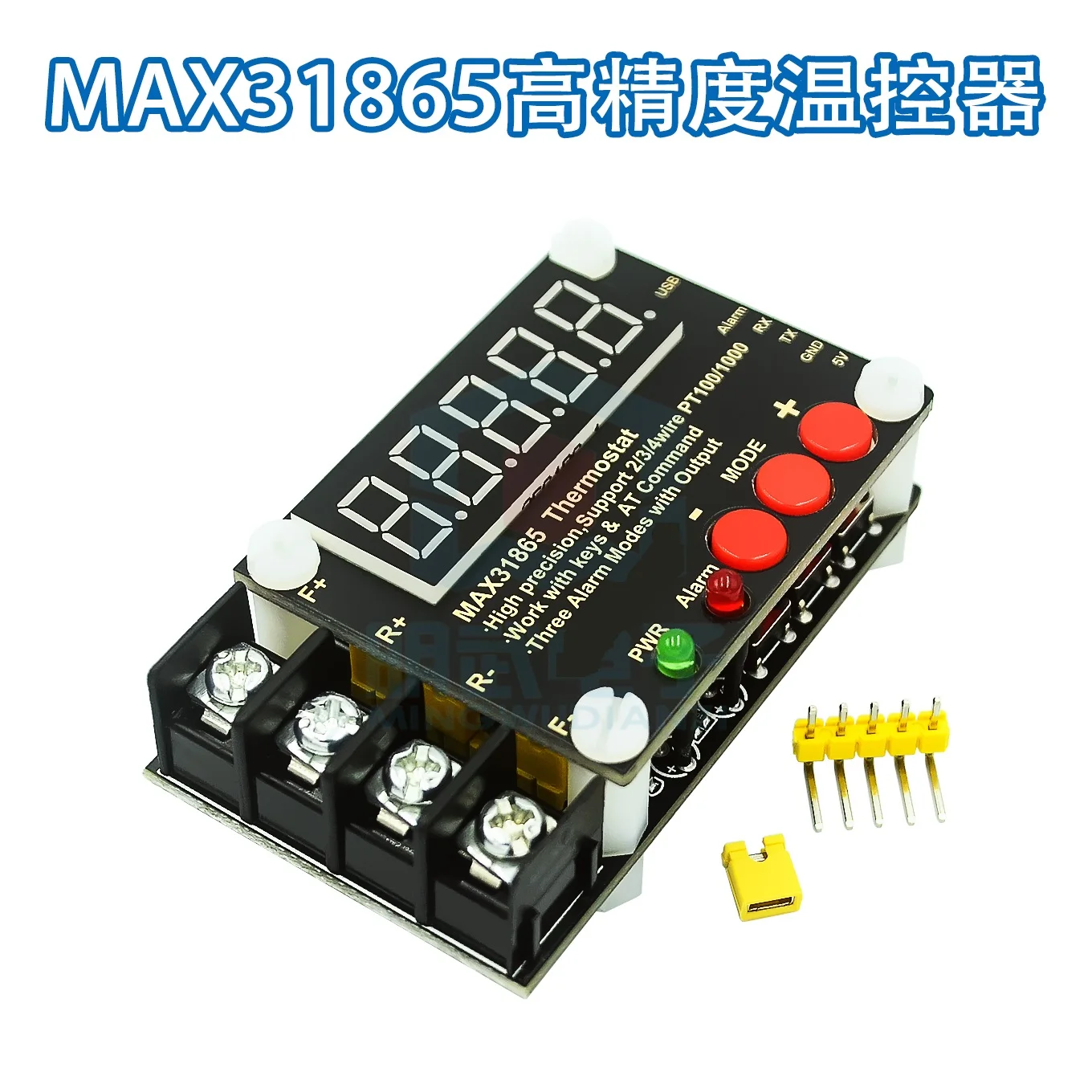 MAX31865 high-precision Isolation Temperature Collector Module PT100 Serial Port Output Host Computer Software Debugging