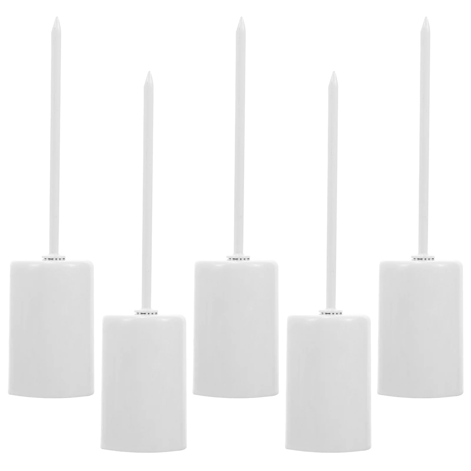 

5 Pcs Christmas Tree Wax Holder Candles Decoration Iron Holders Party Favors Metal Stick Festival