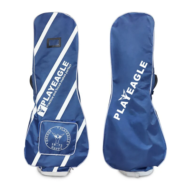 PLAYEAGLE Golf Rain Cover Bag Waterproof and Dustproof Protable Foldable Golf Travel Cover Bag Raincover in Blue//Gray Color