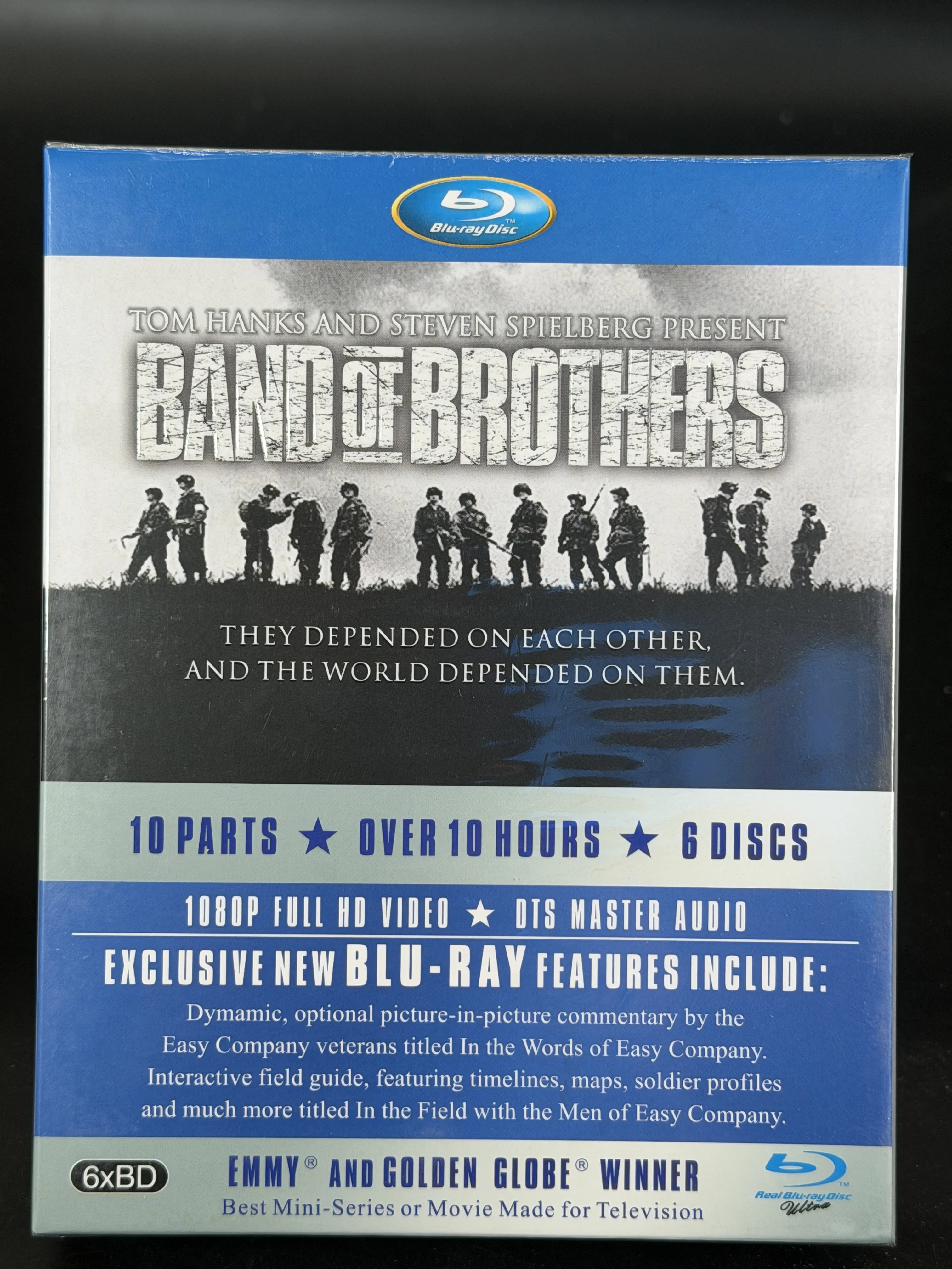 

Brand-new BD Blu-ray high-definition US TV series Band of Brothers Seasons 1–6 6-disc set English and Mandarin audio with