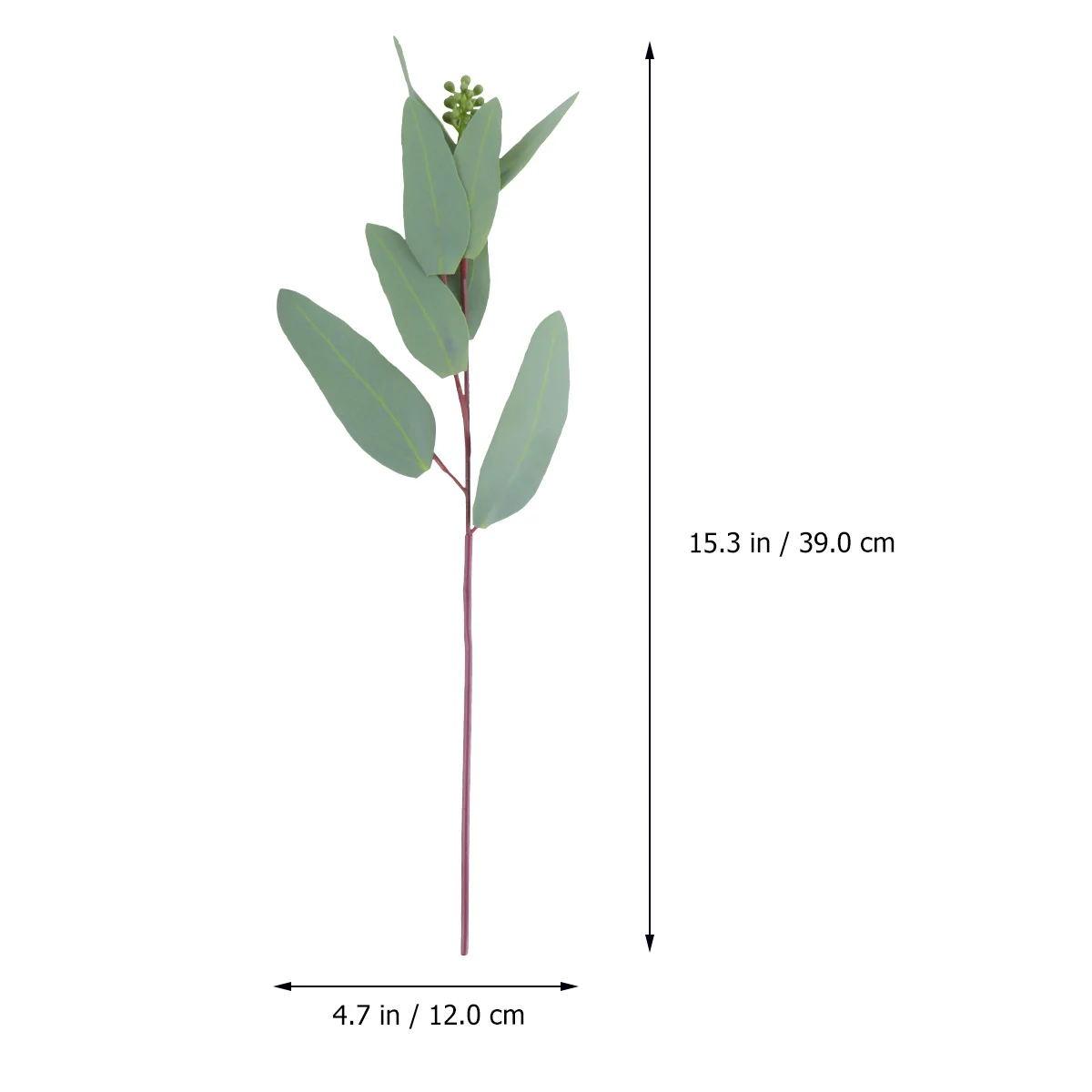 

Artificial Eucalyptus Leaves Green Fake Eucalyptus Branch For Home Decor Living Room Bedroom Kitchen Desk Decoration Long