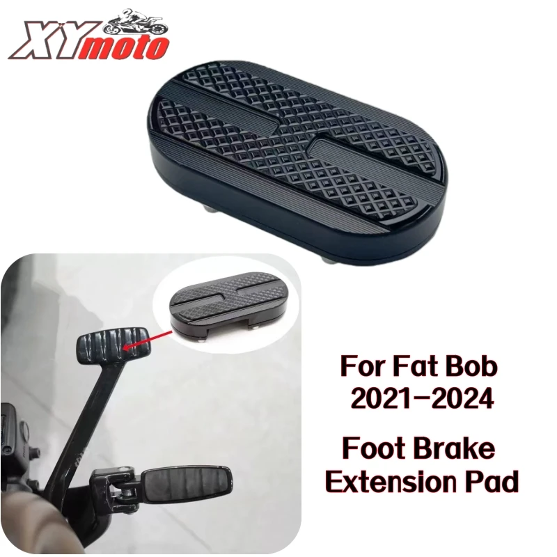 Accessori moto Pedale freno posteriore Ingranditore Pedale estensione freno per Harley Davidson Fat Bob 2021-2024