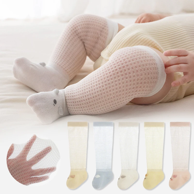 Infant Socks Summer Thin Breathable Mesh Cute Cartoon Anti-M