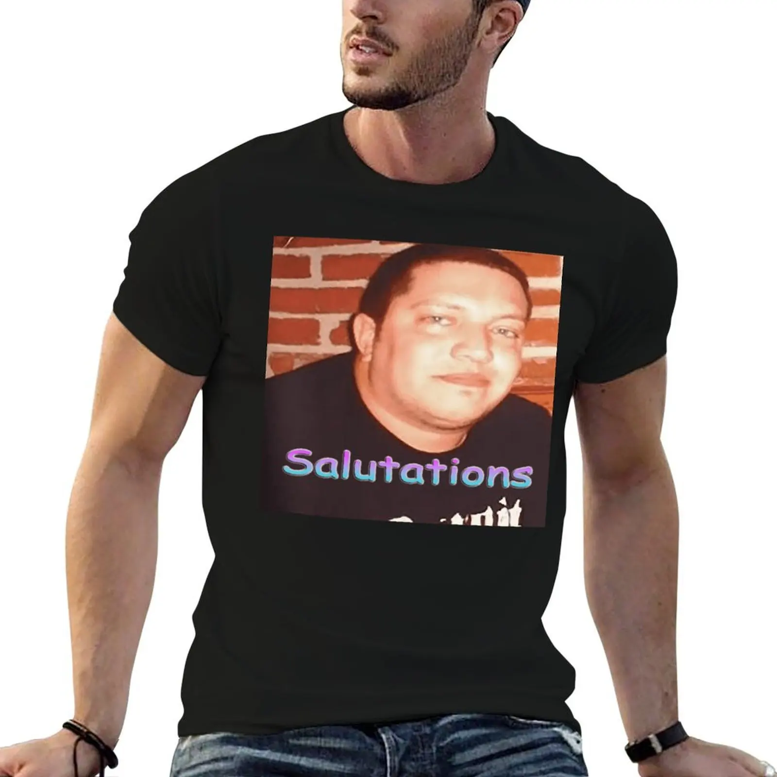 Camiseta The Great Retro Saluations Sal Arts Gifts Vulcano Of The Sound, camisetas de algodón para hombre, camisetas 100% de algodón para hombre