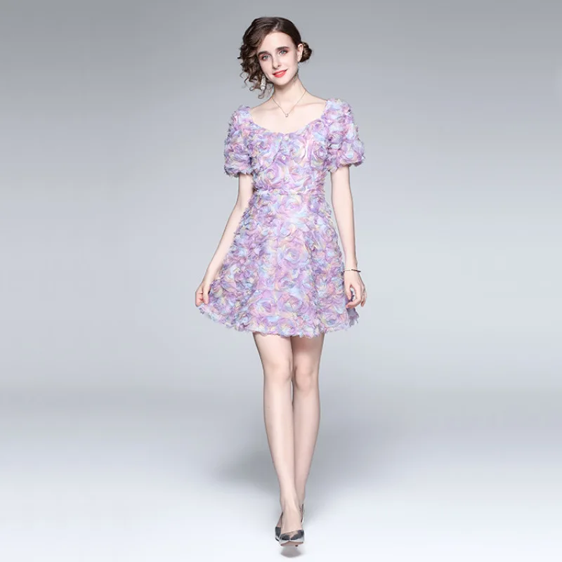 Summer Fairy T Floral High Waist A-Line Dr Damen Petite Design Sensation Abnehmen Effektiven Fairy System Dr