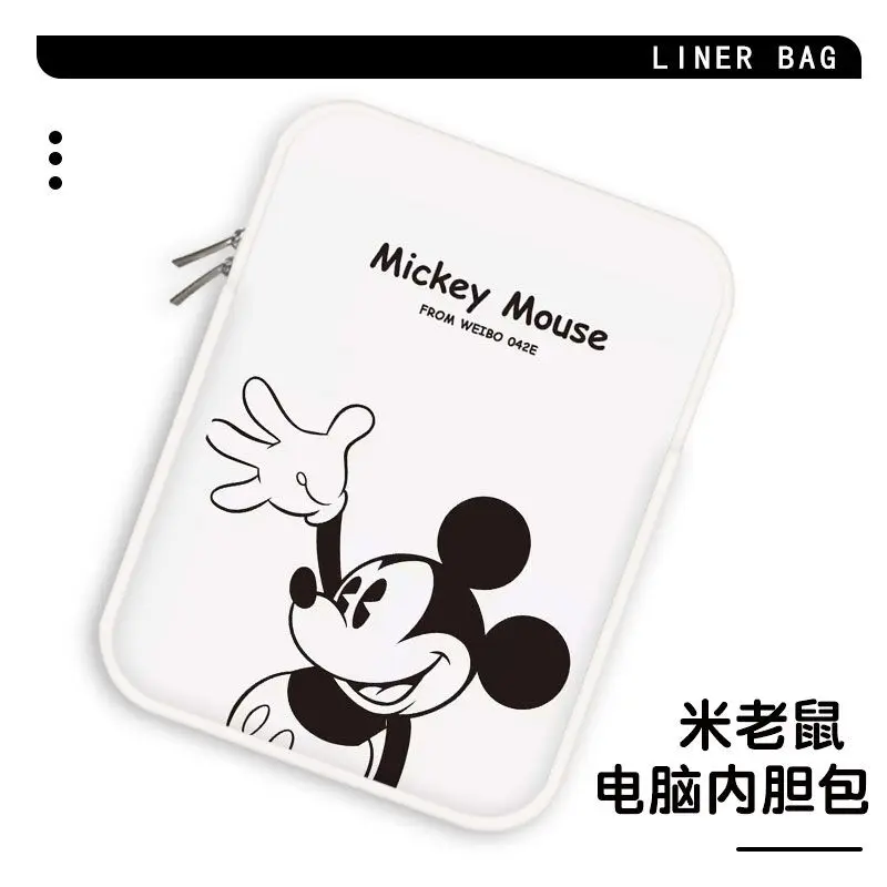 Disney Mickey Mouse Cute Pink Laptop Bag For Lenovo Dell HP Huawei Xiaomi Macbook Air M2 Case 10 11 12 13 14 15 16 Inner Bladder