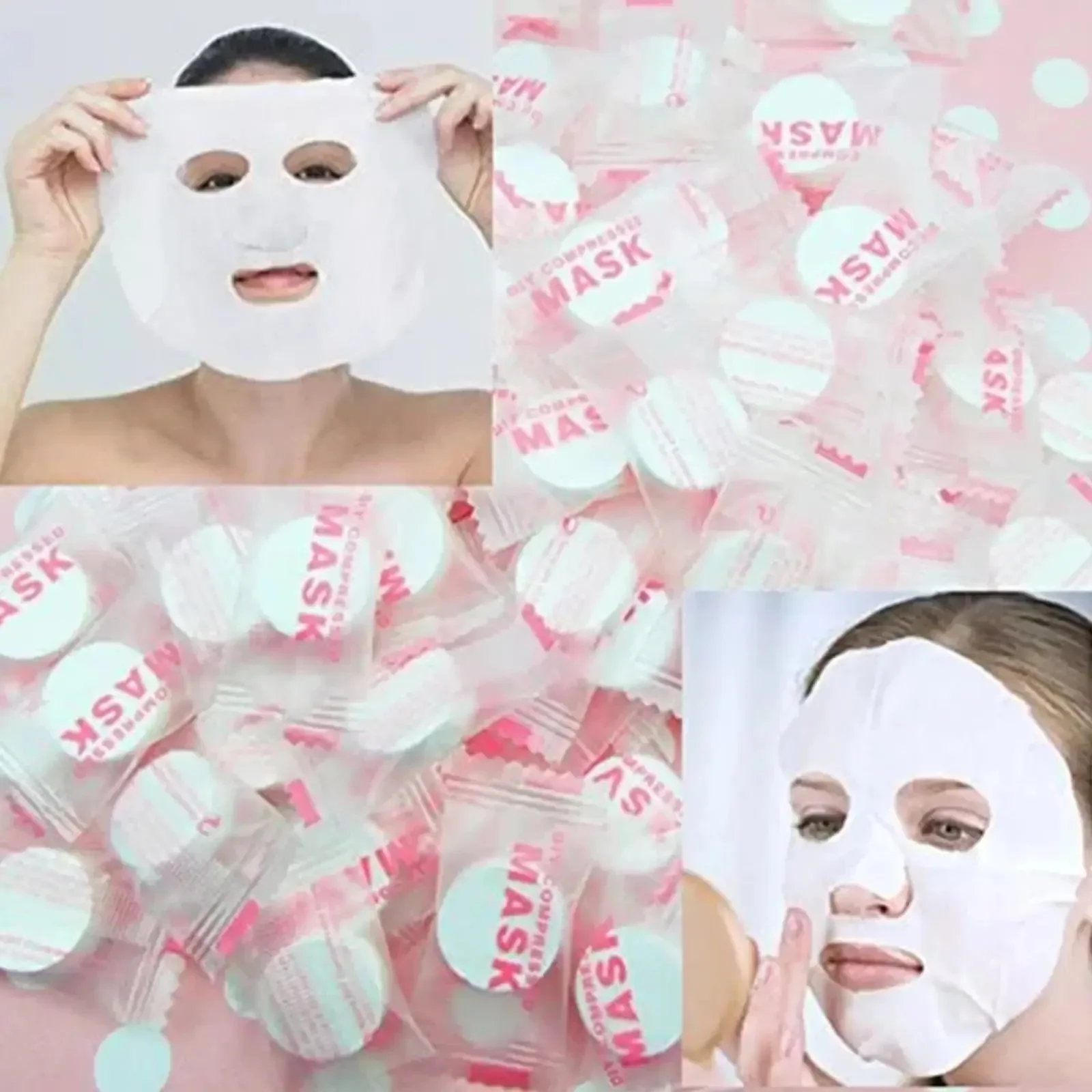 30/50 Pcs Disposable Compressed Mask Skin Care Portable Travel Non-woven Mask Face Sheet Beauty Face Towel  Cleaning