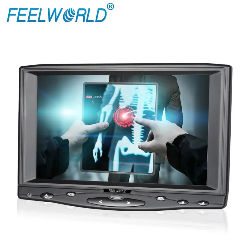 7 inches tft lcd car monitor with HDMI VGA AV1 AV2 for GPS navigation and reversing display