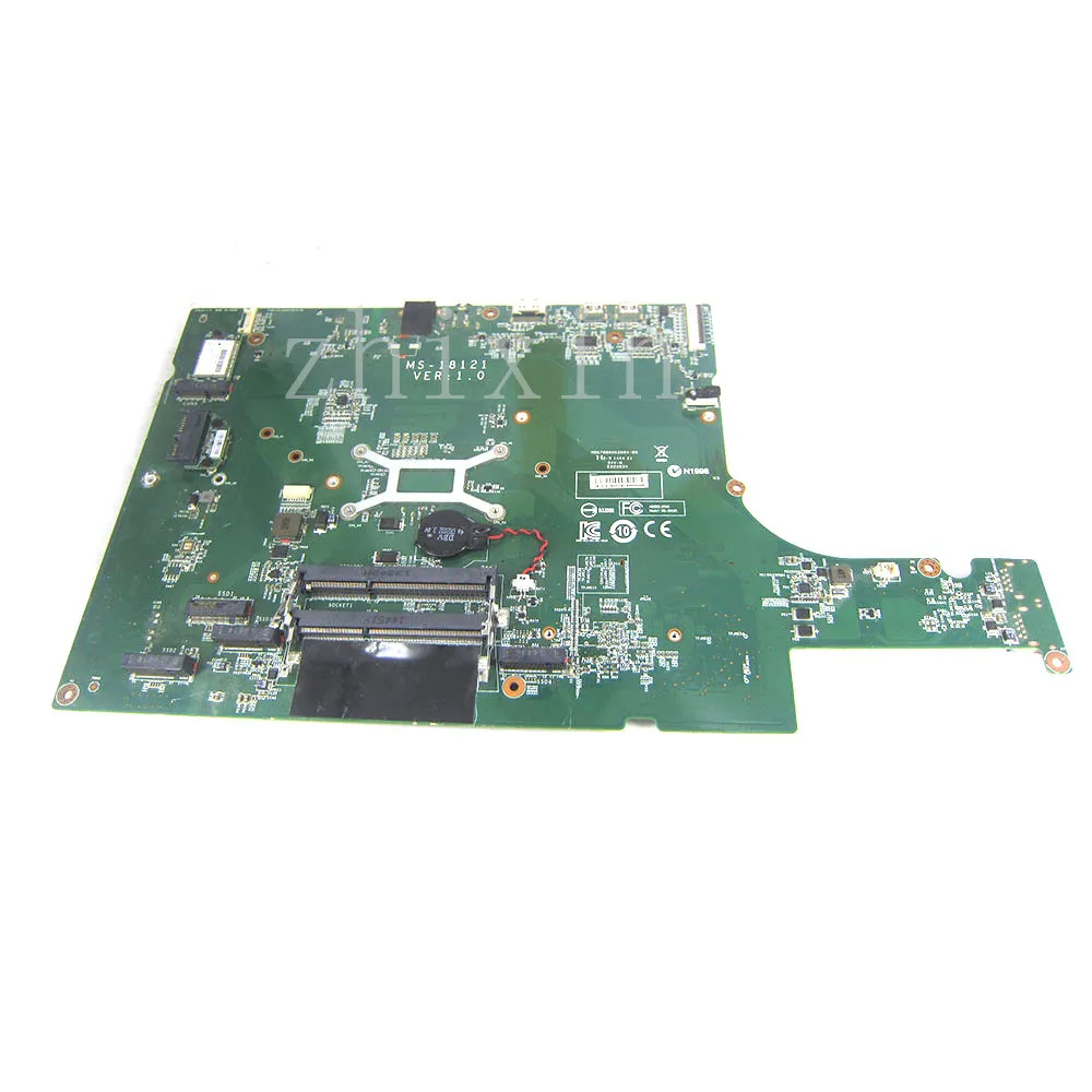 

yourui FOR MSI MS-1812 GT80 GT80S Laptop Motherboard With I7-4720HQ CPU MS-18121 REV 1.0 MAINBOARD All Tests OK