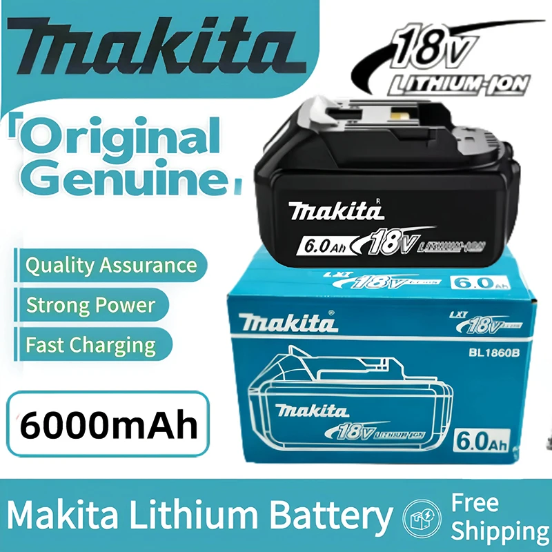 

Аккумулятор Makita 18В 6.0Ач для электроинструментов Makita 18В DDF487 BL1830 BL1830B BL1840 BL1840B BL1850B