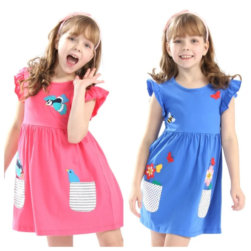 Summer European And American Children's Skirts Children's Skirts Girls' Fashionable Western Dresses Trendy Dresses