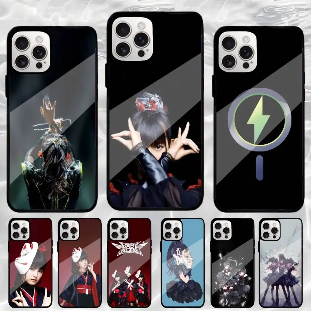 

Rock Band B-Babymetal Phone Case For iPhone17,16,15,14,13,12,11 Plus,Pro Max Magnetic For Magsafe Wireless Charging