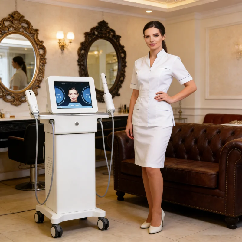 

Складной аппарат 2-в-1 для лифтинга лица, подтяжки и улучшения состояния кожи, профессиональный косметологический прибор