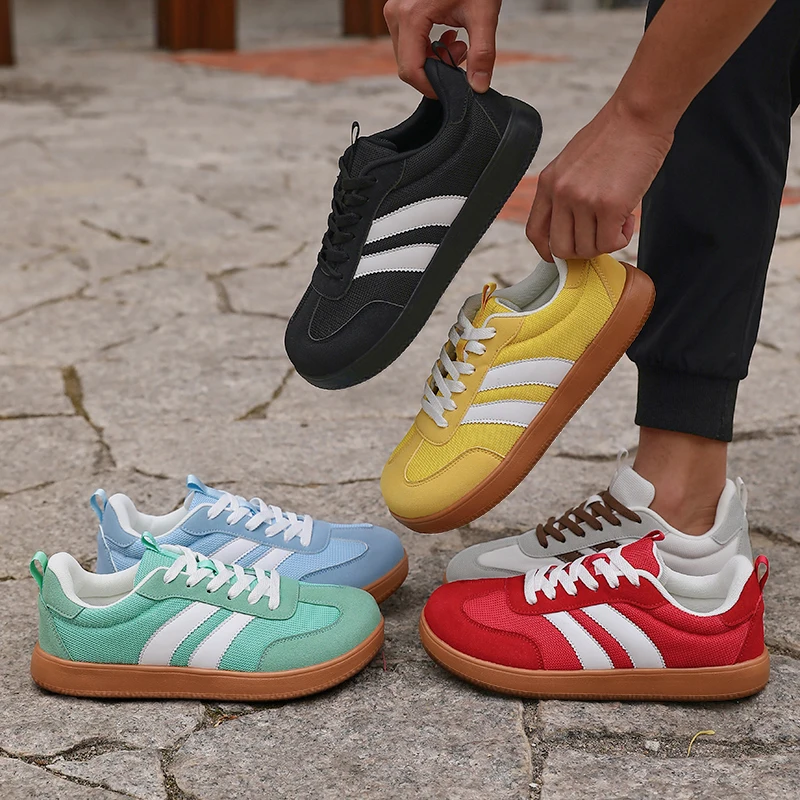 Atmungsaktive Zero-Drop-Wanderschuhe für Herren, modische Freizeitsneaker, rutschfeste Laufschuhe, Trainingsschuhe für die Schule, Unisex – Detail 3