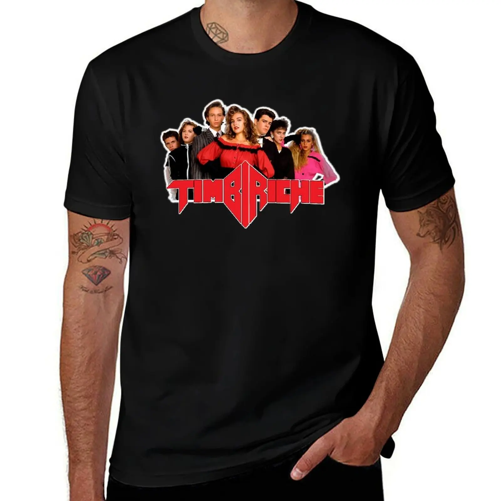 TIMBIRICHE playera camiseta grupo concierto TEE tshirt T-Shirt Work Outdoor for Men T-Shirt