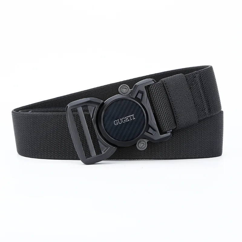 Ceinture artificiel astique Tactique en Alliage pour Homme, Boucle à Dégagement Rapide, Vêtements de Travail Décontractés, Ceinture d'Entraînement en Plein Air, Pantalon