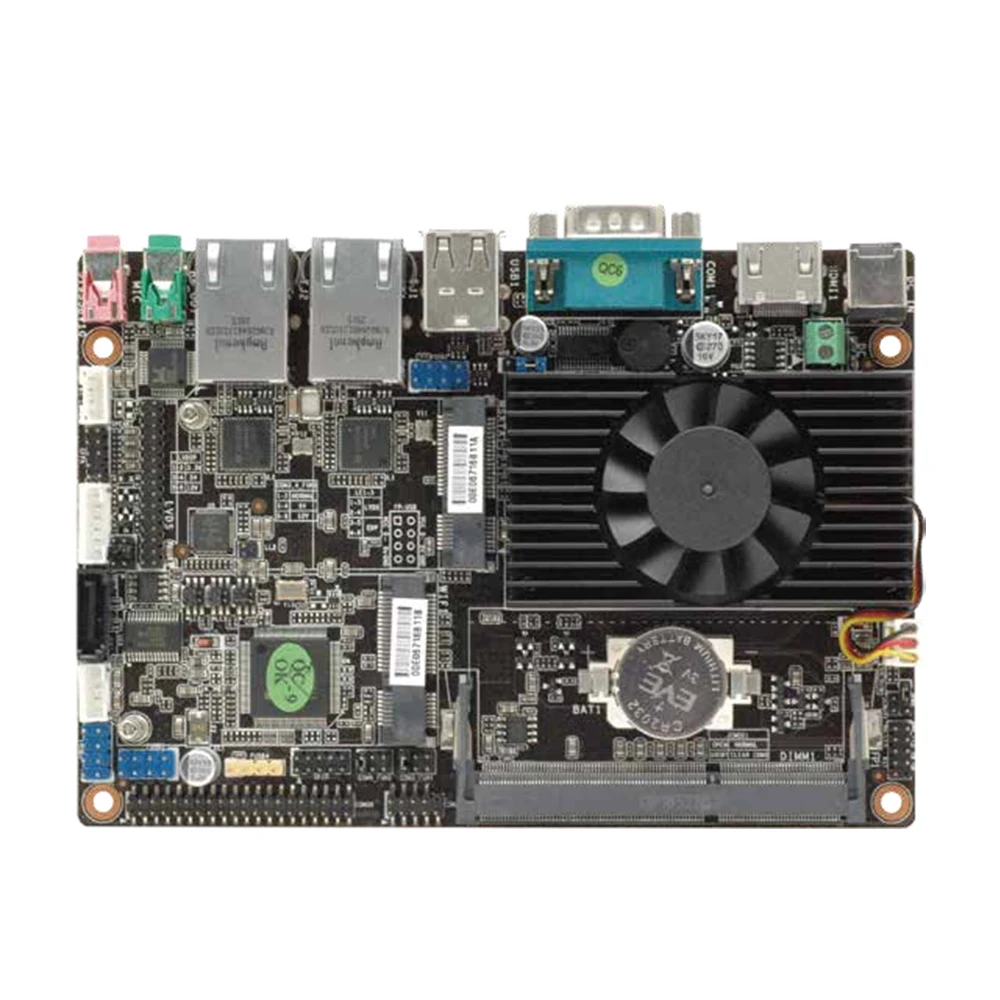 X86 Compact 3.5 Inch SBC Embedded Motherboard J1900 Fanless DDR Memory  Chipset New Industrial Motherboard for Car PC