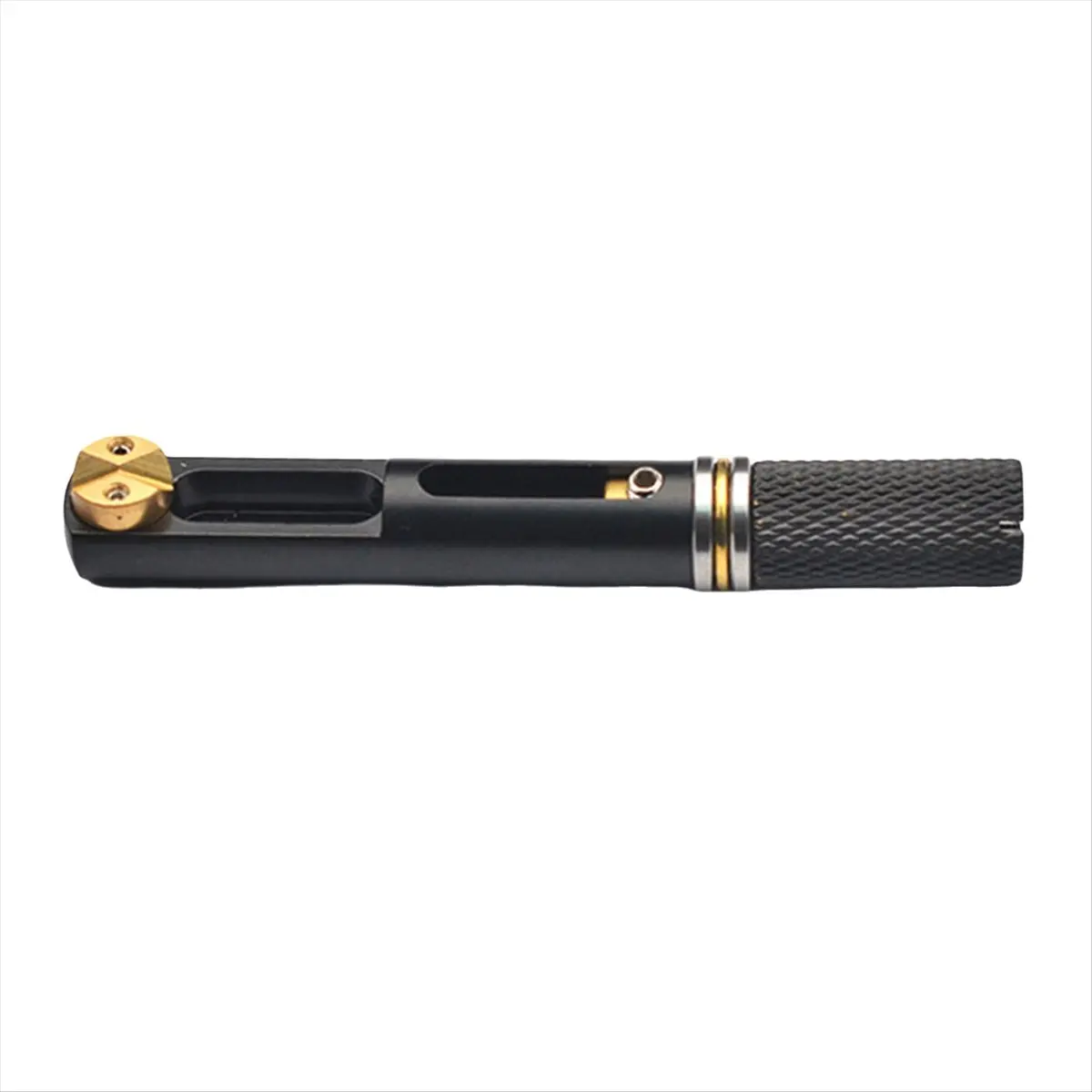 L79A Saddle Headless Electric Guitar Bridge Tailpiece with Wrench for Headless Electric Guitar Black