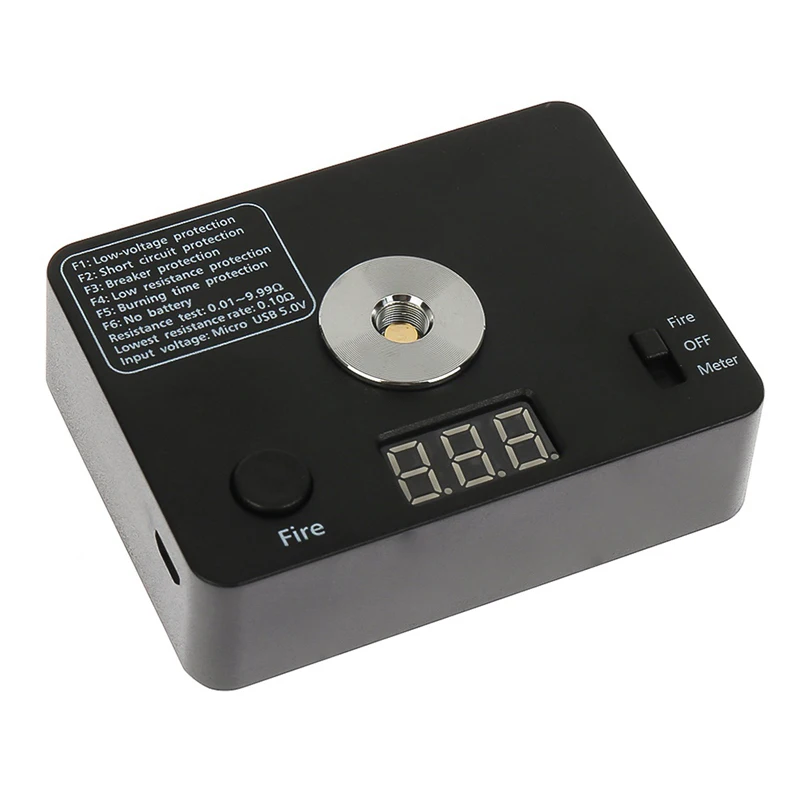 Coil Burning Ohm 521 Tab 18650 Measure Resistance Building Platform Resistance Meter