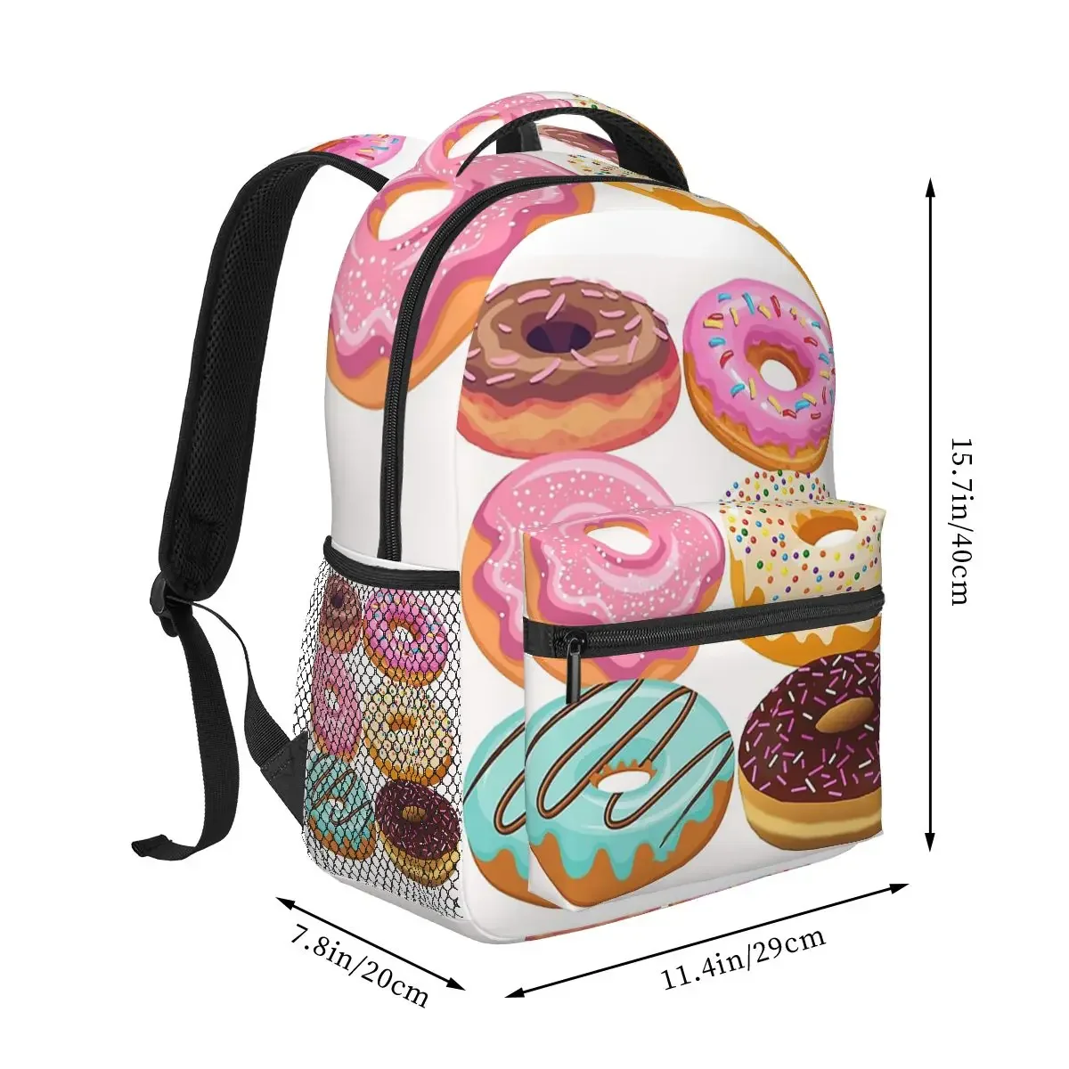 Proud Of My Six Pack. Donut Six Pack Backpacks Boys Girls Bookbag Children School Bags Cartoon Laptop Rucksack Shoulder Bag