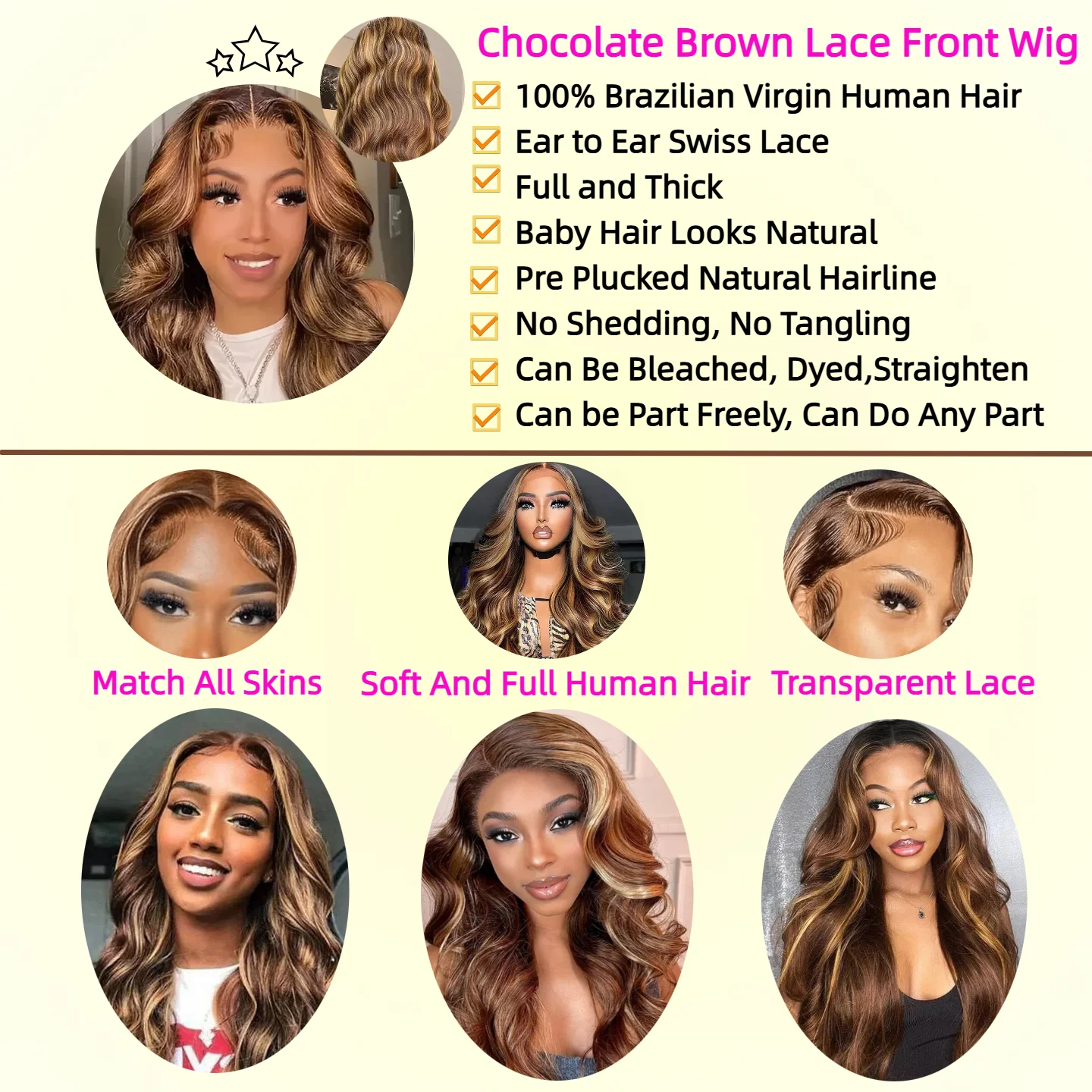 P4/27 تسليط الضوء على العظام الجسم موجة 13x4 13x6 HD الدانتيل الباروكات الأمامية شعر الإنسان البرازيلي العسل شقراء الملونة باروكة من شعر طبيعي للنساء