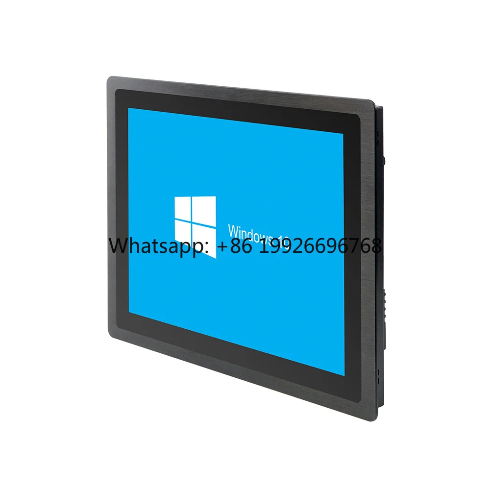 15 Inch 1024x768 4:3 IP65 Waterproof Industrial LCD Capacitive Touch Screen Monitor for USB and DVI Interfaces for Outdoor Use
