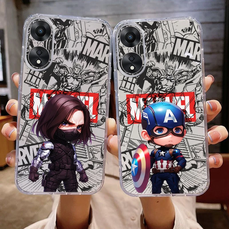 Captain America Bucky Barnes Phone Case For OPPO A94 A91 A74 A54 A16 Reno 9 8 8Z 7Z 7 Pro Find X5 X3 Neo Lite 5G Funda Coque