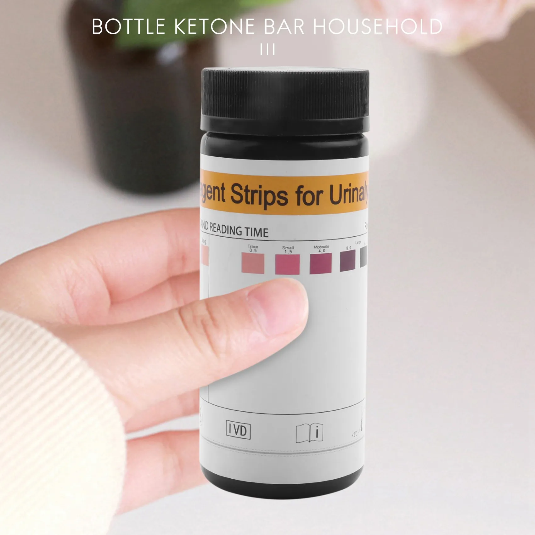 100Pcs/Bottle Ketone Strips Home Ketosis Urine Weight Lose Analysis Keto Strips