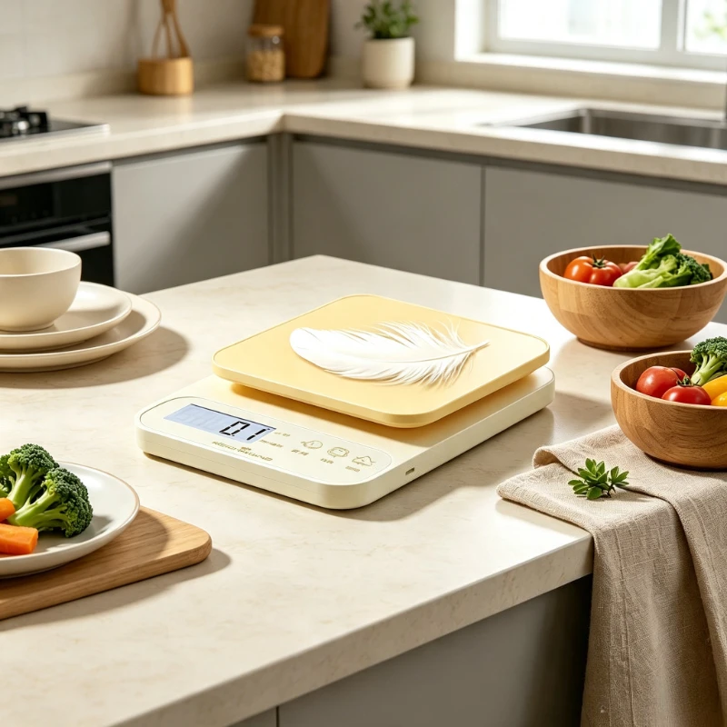 Portion Scale Digital - Compacte digitale keukenweegschaal, hoge precisie, voedselweegschaal