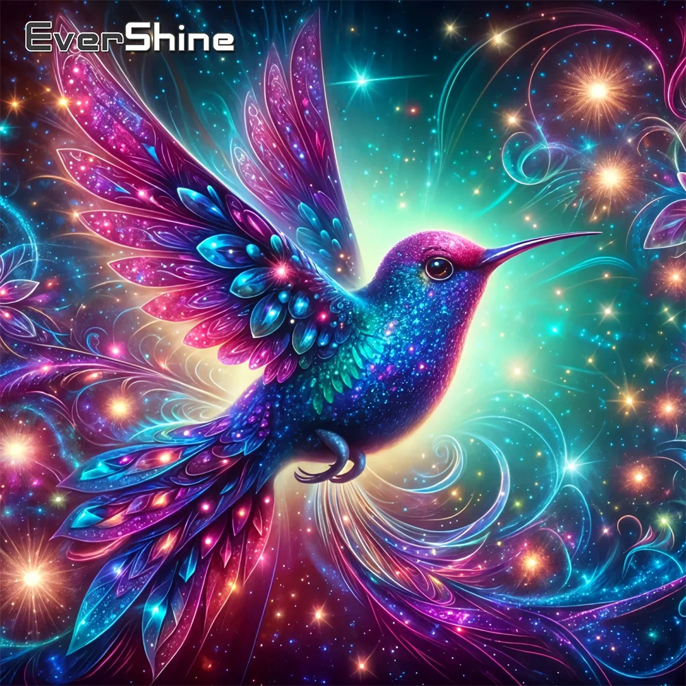 EverShine Neuerscheinung Diamant-Mosaik Vogelbild Strass-Stickerei Tier DIY Vollquadrat-Diamantmalerei Heimdekoration
