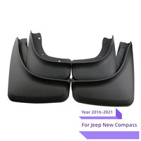 4x for Jeep Compass 2016 2017 2018 2019 2020 1.4T 2.4T MK2 MudGuards Splash Guards Front Rear Wheels Fender Flaps Car Styling