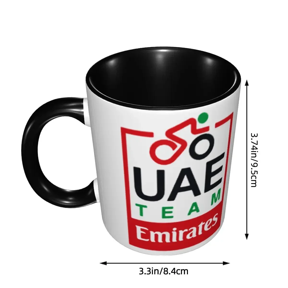 DIY UAE Tadejs Cycling Racer Pogacars Ceramic Mug Personalized Coffee Cup Creative Gift