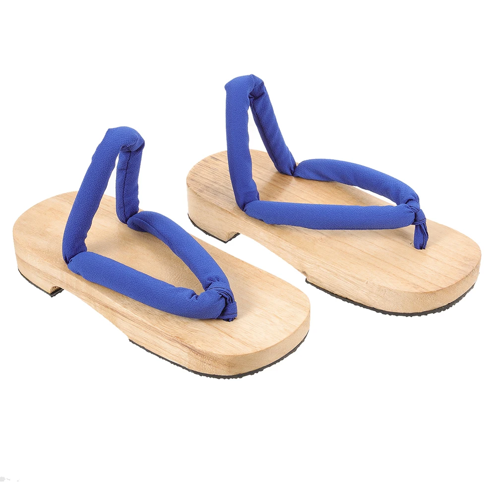 

Wooden Clogs Slippers Women Summer Indoor House Wide Rubber Sole 39 Fits 37 38 Size Japanese Sandals EVA Non Slip