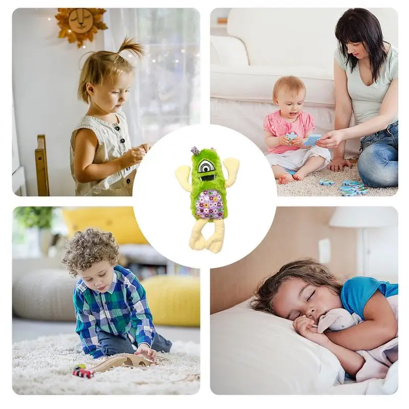 Stuffed Sound Toys Cartoon Figure Stuffed Toys With Sound Huggable Interactive Toys For Kids Soft Plush Dolls For Home