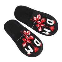 Custom Depeche Cool Mode Soft Memory Foam House Slippers Women DM Comfy Warm Anti-Skid Slipper