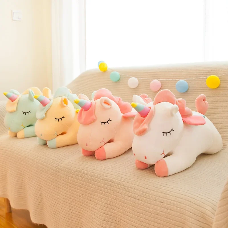 

30cm Kawaii Horse Plush Toy Soft Plush Hug Doll Animal Companion Pillow Kids Girls Birthday Christmas Gift