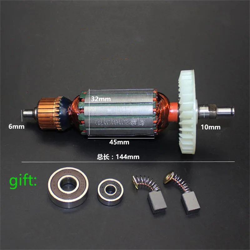 AC220-240V Angle Grinder Armature Rotor for Makita 9523 9523NB 9524NB 9525NB Angle Grinder Accessories