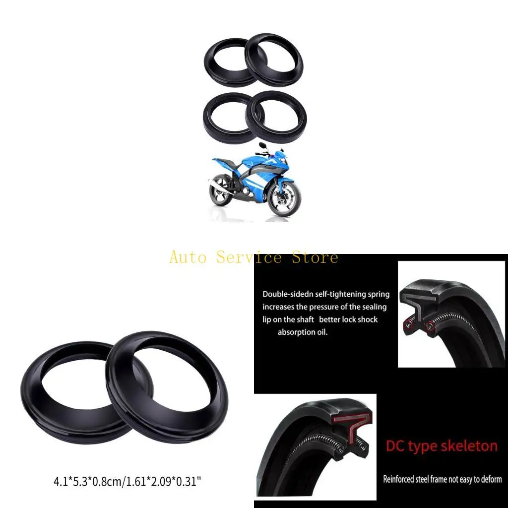 

462A Портативная передняя вилка ударная уплотнение при уплотнении пыли 41 мм x 53 мм x 8/10,5 мм 2 часа/набор