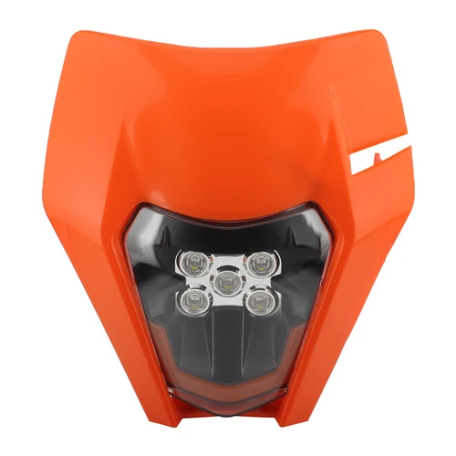 Imagen 2 del producto Accesorios de placa de faro LED para motocicleta, carenado para KTM EXC SX MX 250 300 450, Motocross, Dirt Bike, Supermoto, Enduro