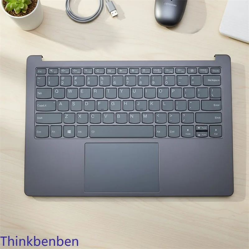 

US English Iron Gray Keyboard Upper Case Palmrest Shell Cover For Lenovo Ideapad S540 13 13IML 13API 13ARE 13ITL 5CB0Z27894